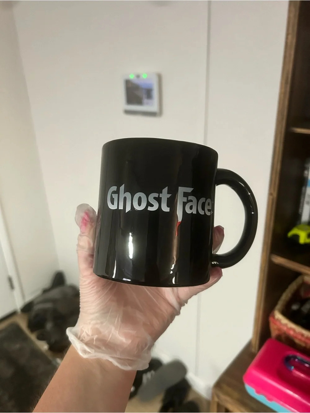Ghostface Halloween coffee mug